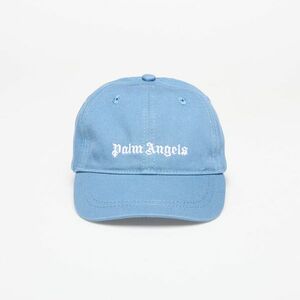 Palm Angels Kids Logo Baseball Cap Dusty Blue/ Off White imagine