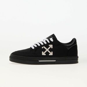 Sneakers Off-White New Low Vulcanized Canvas Black/ White imagine