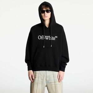 Hanorac Off-White Big Bookish Skate Hoodie Black/ White imagine