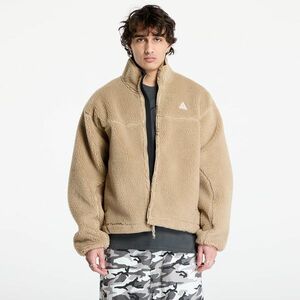 Hanorac Nike ACG "Canwell Glacier" Men's Therma-FIT ADV Windproof Fleece Khaki/ Summit White imagine