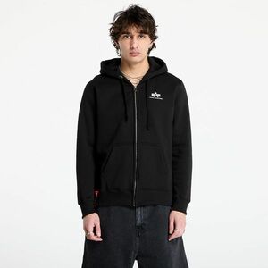 Hanorac Alpha Industries Basic Zip Hoody SL Black imagine