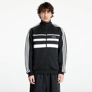 Hanorac adidas The First Track Top Black/ White imagine