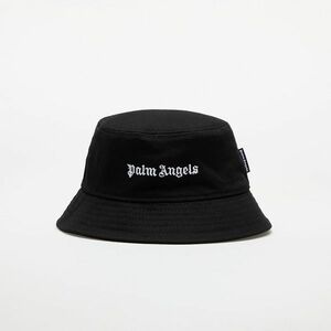 Palm Angels Kids Logo Bucket Hat Black/ Off White imagine