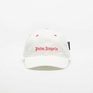 Palm Angels Kids Logo Baseball Cap Butter Cherry imagine