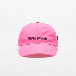 Palm Angels Kids Logo Baseball Cap Fuchsia Fluo/ Black imagine