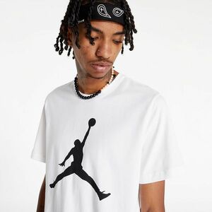 Tricou Jordan Jumpman M T-Shirt White/ Black imagine