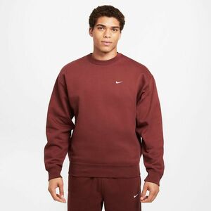 Hanorac Nike Solo Swoosh Men's Fleece Crew Dark Pony/ White imagine