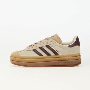 Sneakers adidas Gazelle Bold W Cream White/ Maroon/ Magic Beige imagine