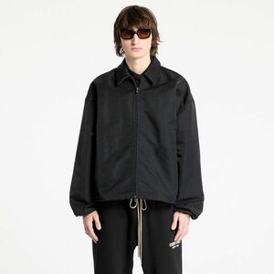 Jacheta Fear Of God ESSENTIALS Textured Nylon Trucker Jacket Black imagine