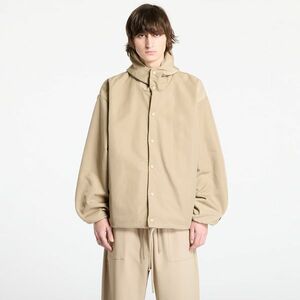 Jacheta Fear Of God ESSENTIALS Textured Nylon Hooded Coaches Jacket Desert Sand imagine