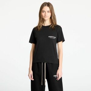 Tricou Fear Of God ESSENTIALS Tri-Blend Crewneck Tee Black imagine