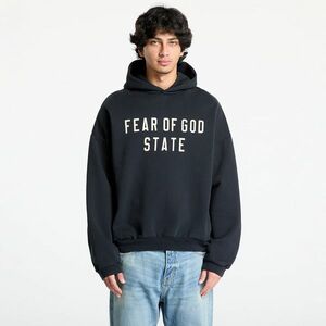 Hanorac Fear Of God ESSENTIALS Heavy Fleece Hoodie Black imagine