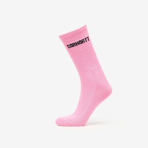 Carhartt WIP Industry Socks 1-Pack Lumo Pink/ Black imagine