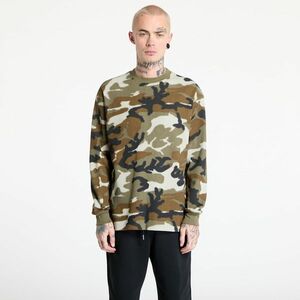 Tricou Jordan MVP Men's Camo Long-Sleeve Top Light Olive/ Sail imagine