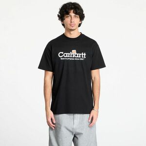 Tricou Carhartt WIP S/S Label Script T-Shirt UNISEX Black imagine