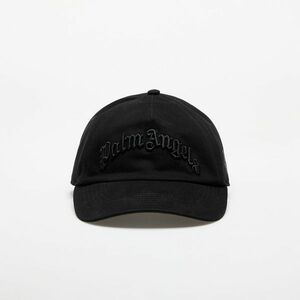 Palm Angels Curved Logo Cap Black/ Black imagine