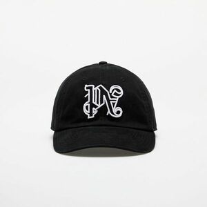 Palm Angels Monogram Cap Black/ White imagine