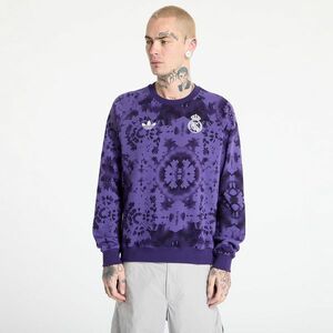 Hanorac adidas Real Madrid Chinese New Year Crew Sweat Purple/ Unity Purple/ Dark Purple imagine