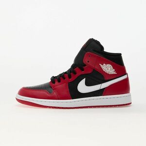 Sneakers Air Jordan 1 Mid Black/ White-Gym Red imagine