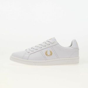 Sneakers FRED PERRY B721 Leather White/ Gold imagine