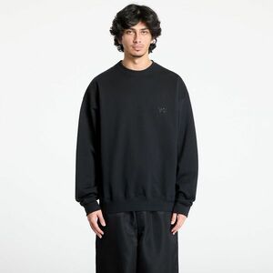 Hanorac Y-3 French Terry Crew Sweatshirt UNISEX Black imagine