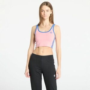 Top adidas Adicolor 3 Stripes Bra Top Semi Pink Spark/ Blue imagine