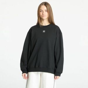 Hanorac adidas Essentials Oversized French Terry Sweatshirt Black imagine