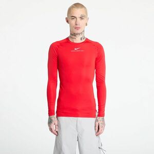 Tricou Nike x NOCTA Men's Long-Sleeve Base Layer Basketball Top University Red/ White imagine