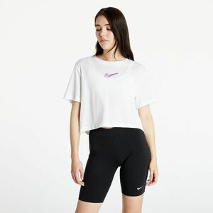 Tricou Nike Sportswear W Crop Tee Print White imagine