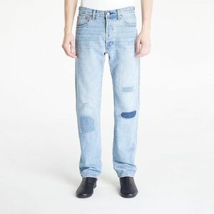 Pantaloni Levi's® 501® Original Jeans Light Indigo Destructed imagine