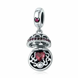 Talisman din argint Pandora\'s Box fuchsia imagine