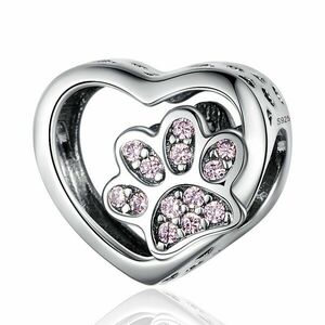 Talisman din argint Pinky Paw imagine