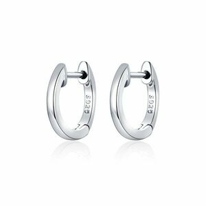 Cercei din argint Classic Small Hoops silver imagine