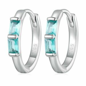 Cercei din argint Turquoise Crystals imagine