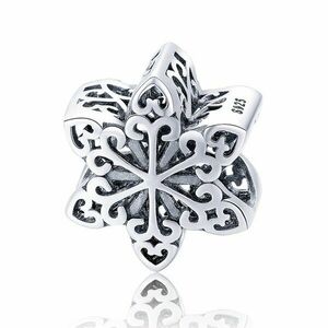 Talisman din argint Snowflake imagine