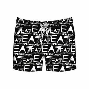 Sort De Baie EA7 M Graphic Series Boxer Monogram imagine