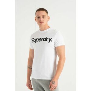 Tricou bărbătesc alb cu imprimeu Superdry - M imagine