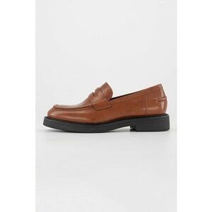 Pantofi loafer din piele cu varf rotund imagine