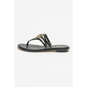 Papuci flip-flop cu aspect lucios Hampton imagine