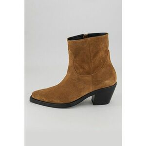 Botine Western de piele intoarsa imagine