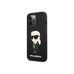 Husa de protectie silicon lichid Ikonik NFT pentru iPhone 13 Pro - Negru imagine