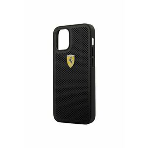 Husa de protectie FESPEHCP12SBK On Track Perforated pentru iPhone 12 Mini Black imagine