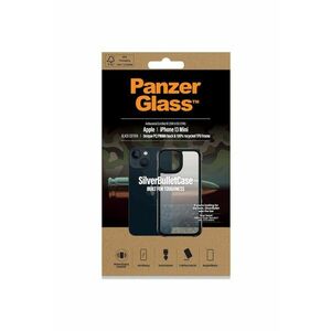 Husa de protectie pentru Apple iPhone 13 mini - Transparenta / Rama Neagra imagine