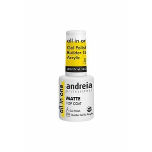 Finish unghii mat Andreia All in one Top Coat mat 10.5ml imagine