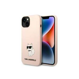 Husa de protectie Liquid Silicone Choupette NFT pentru iPhone 14 Plus - Roz imagine