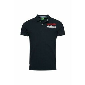 Tricou polo cu broderie logo pe piept Superstate imagine