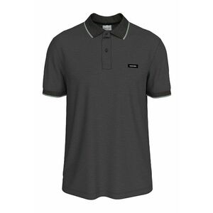 Tricou polo slim fit din material pique imagine