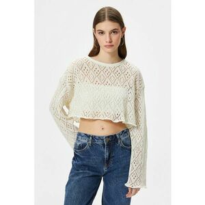 Bluza crop din macrame imagine