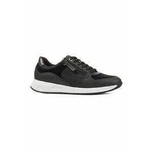 Pantofi sport low-cut cu garnituri din piele intoarsa imagine