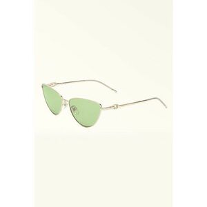 Ochelari de soare cat-eye cu rama metalica imagine